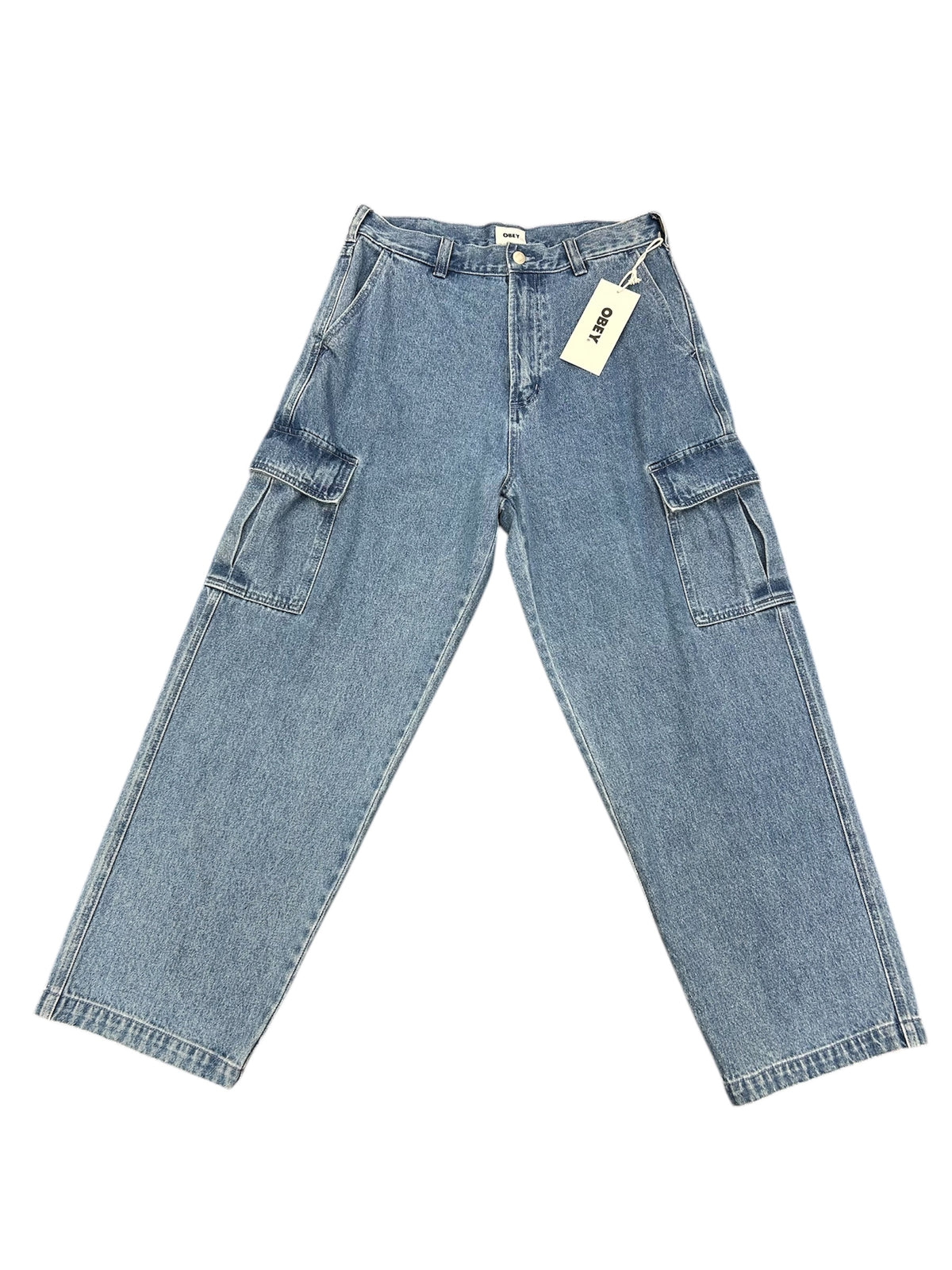Obey cargo jeans with cargo pockets