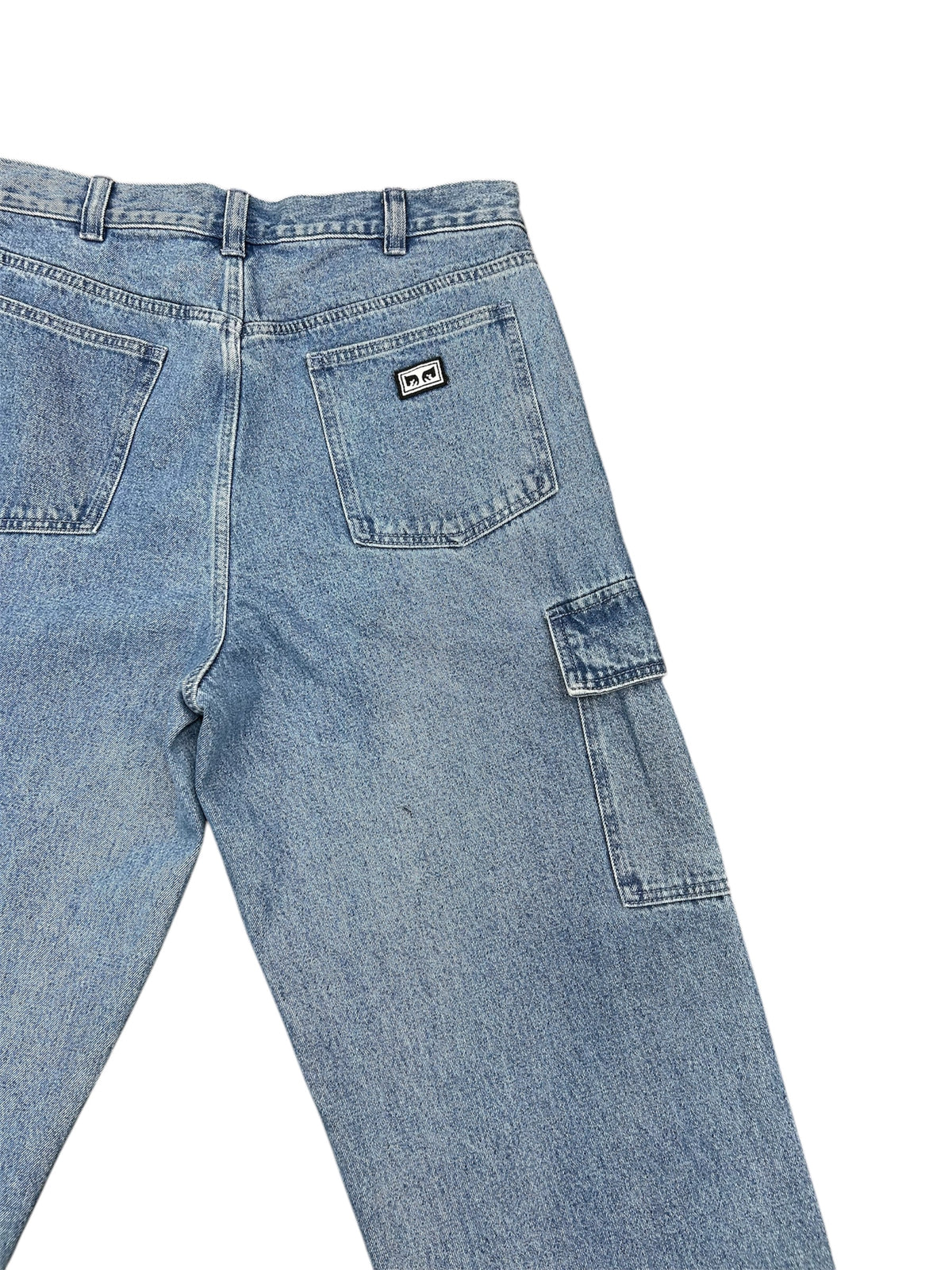 Obey cargo jeans with cargo pockets