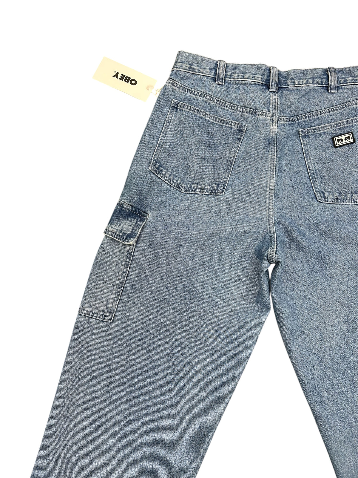 Obey cargo jeans with cargo pockets