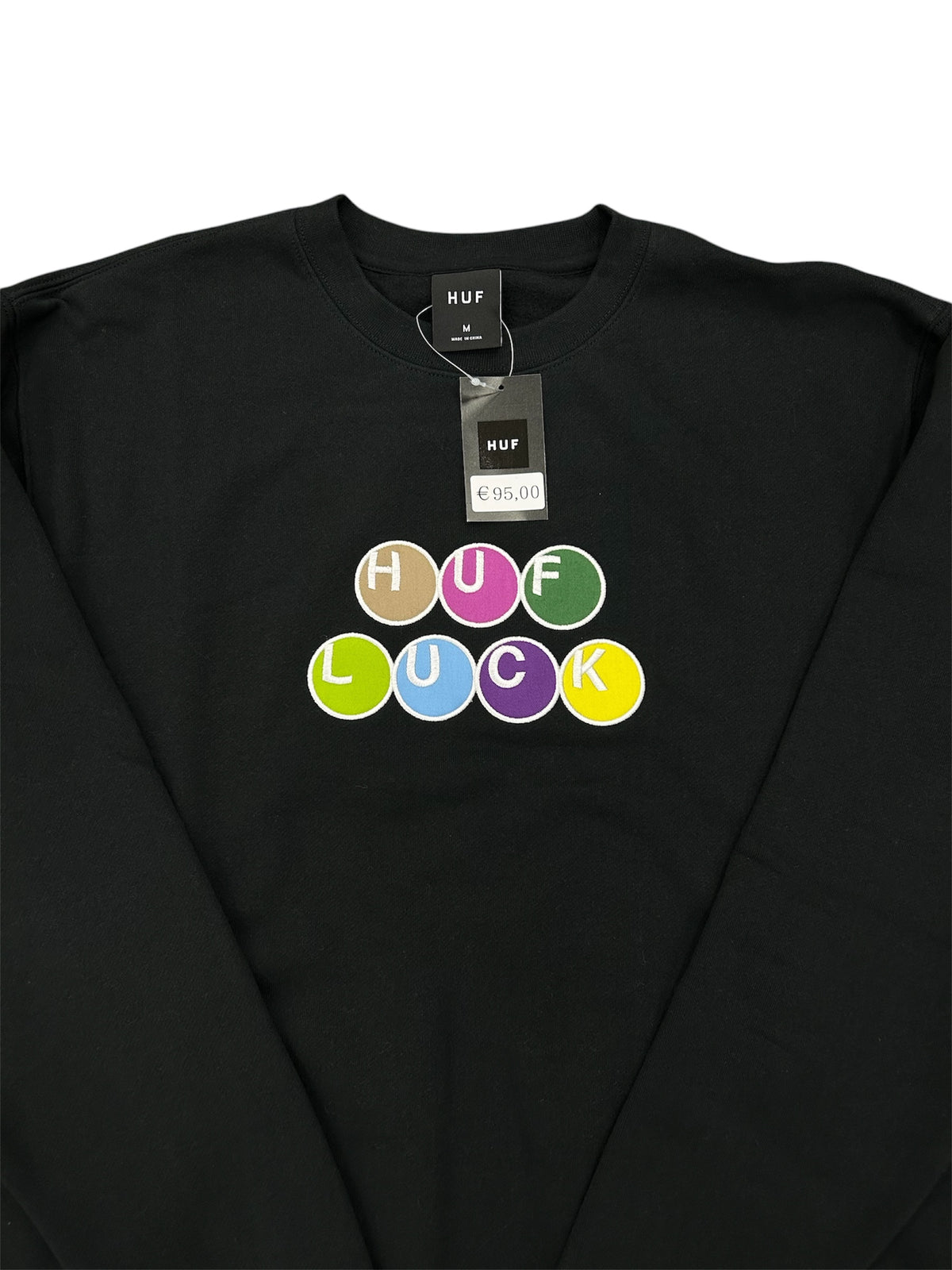 Huf – Luck – Sweatshirt mit Rundhalsausschnitt