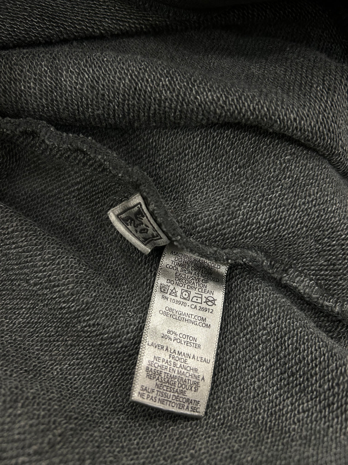 Obey Sweatshirt mit Rundhalsausschnitt