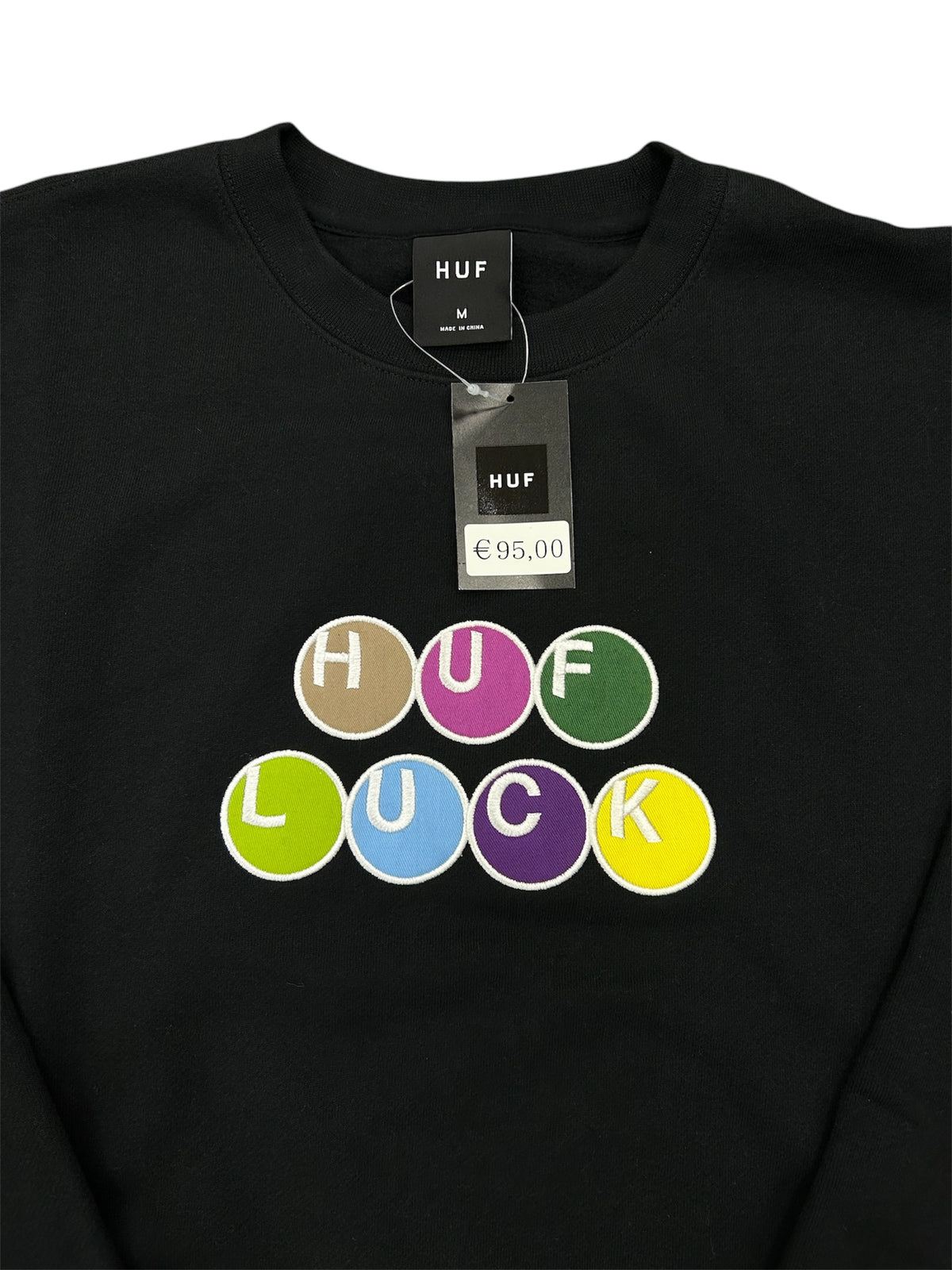 Huf – Luck – Sweatshirt mit Rundhalsausschnitt