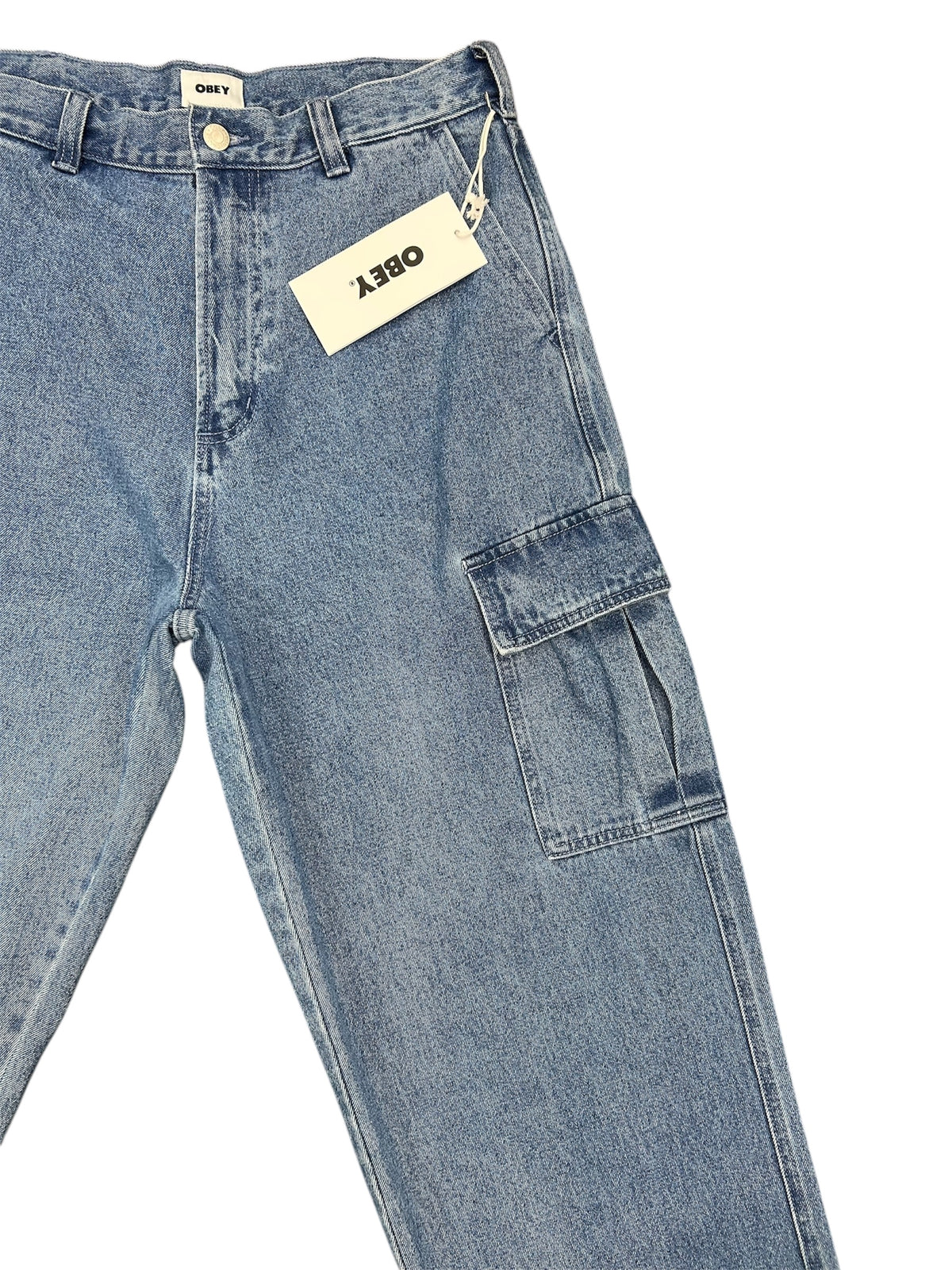 Obey cargo jeans with cargo pockets